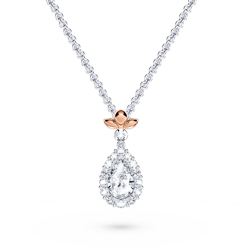 Original Angel Halo Diamond Necklace - Small