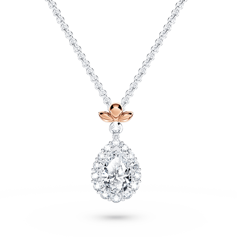 Original Angel Halo Diamond Necklace - Medium