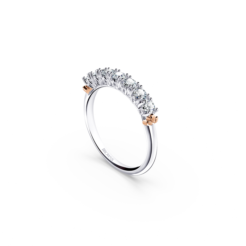 Protea 7-Stone Diamond Whispering Angel Eternity Ring
