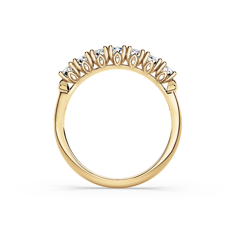 Protea 7-Stone Diamond Whispering Angel Eternity Ring
