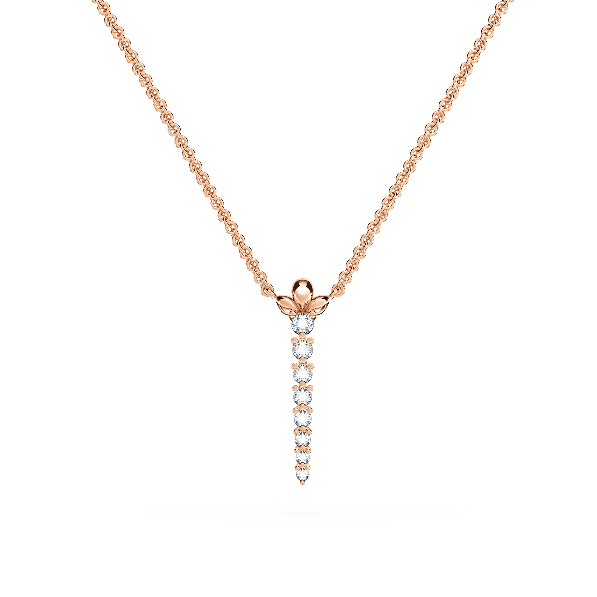 Journey Diamond Drop Necklace - Small