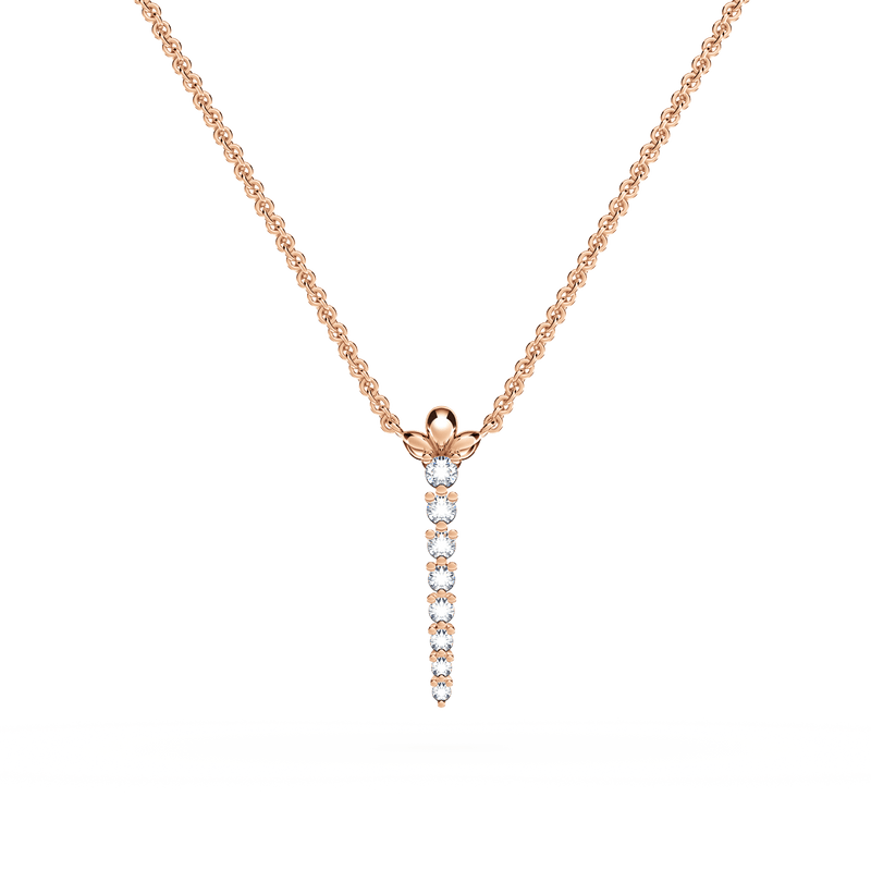 Journey Diamond Drop Necklace - Small