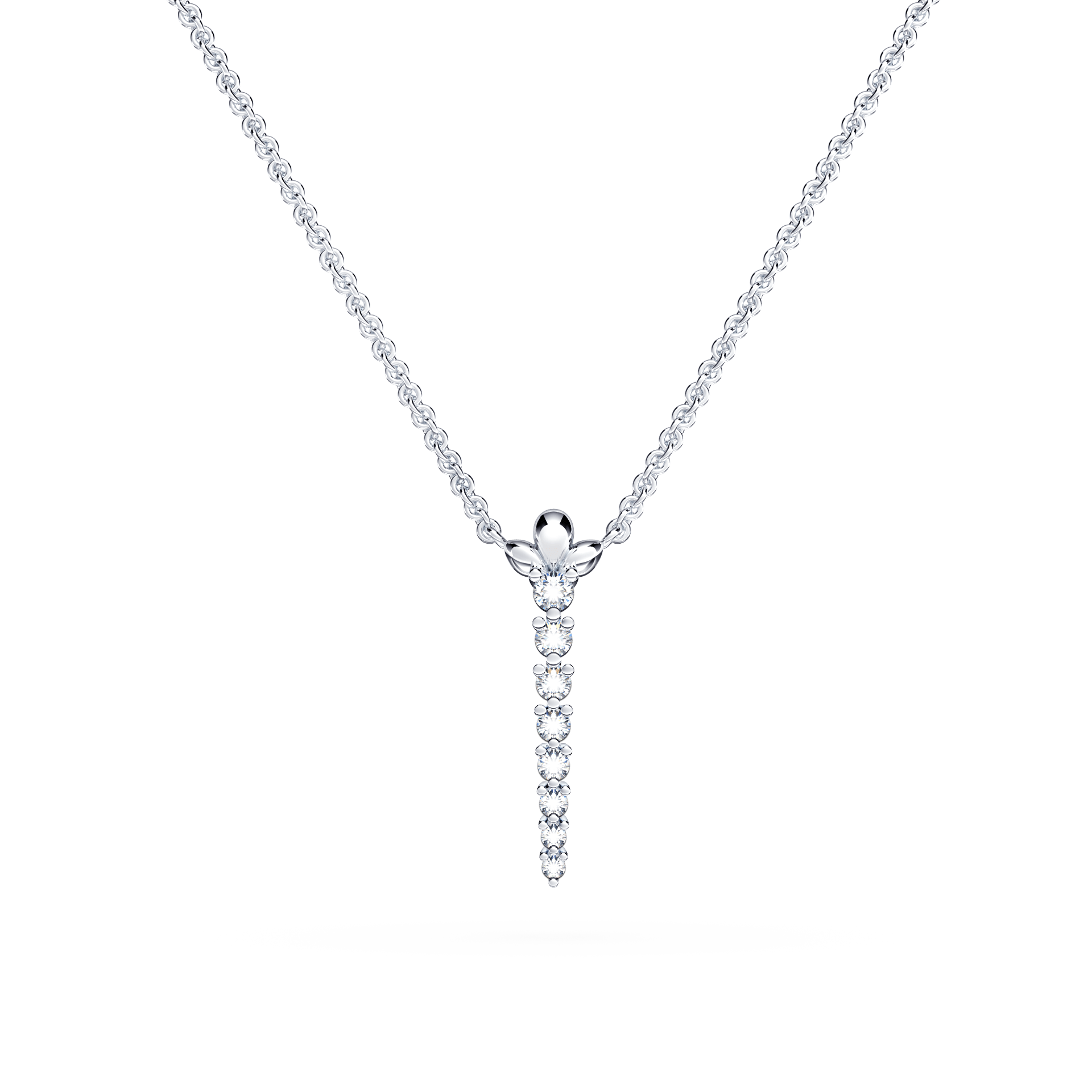 Journey Diamond Drop Necklace - Small