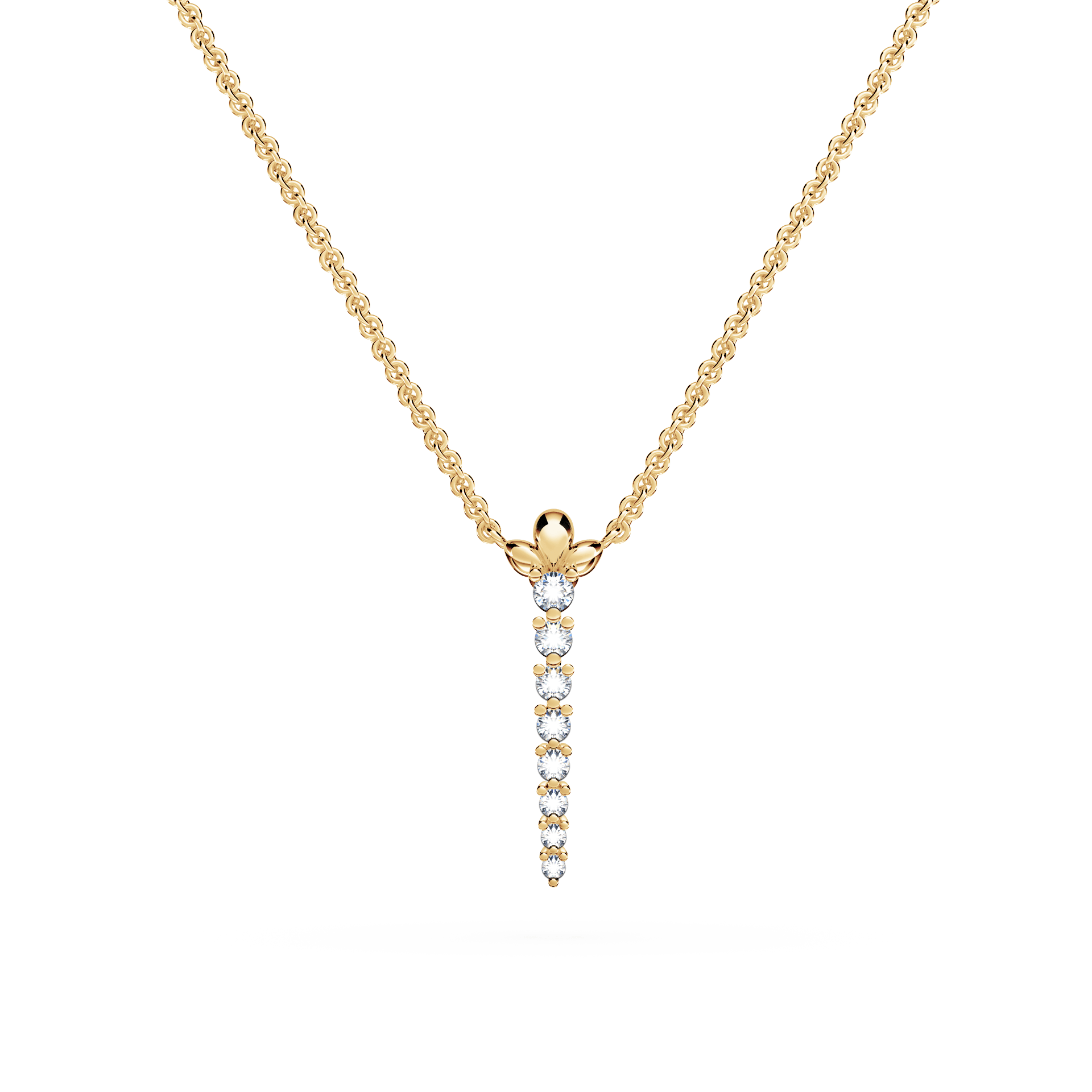 Journey Diamond Drop Necklace - Small