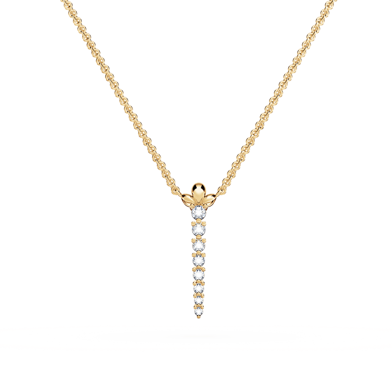 Journey Diamond Drop Necklace - Small