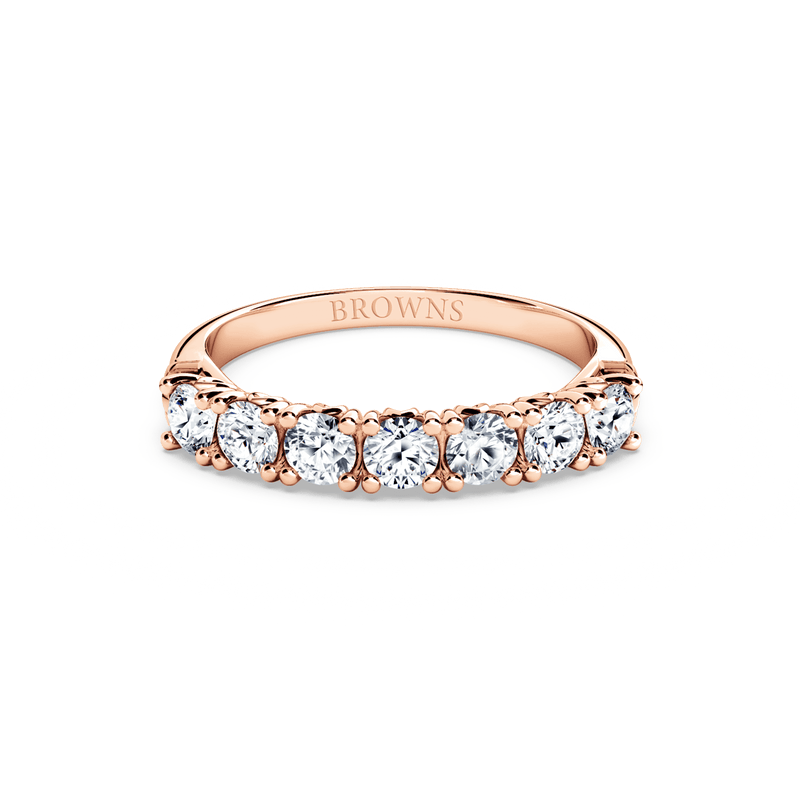 Protea 7-Stone Diamond Whispering Angel Eternity Ring