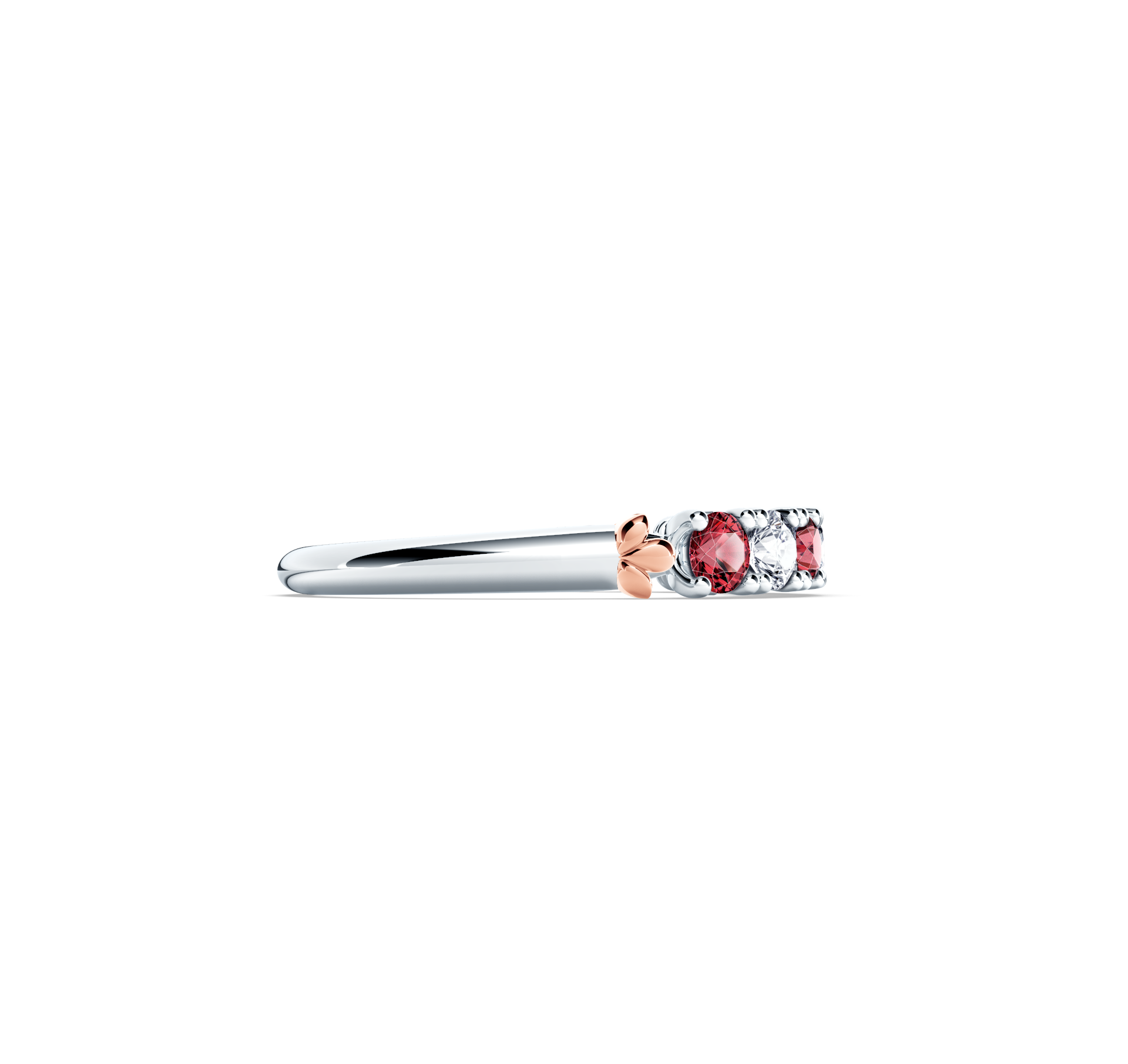 Protea Ruby and Diamond Eternity Ring