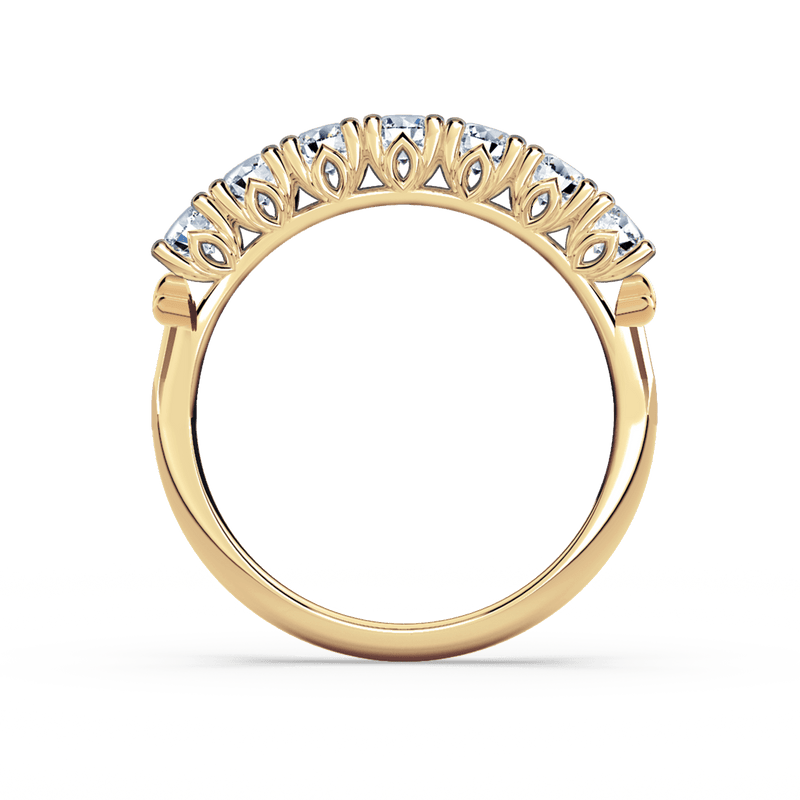 Protea 7-Stone Diamond Whispering Angel Eternity Ring