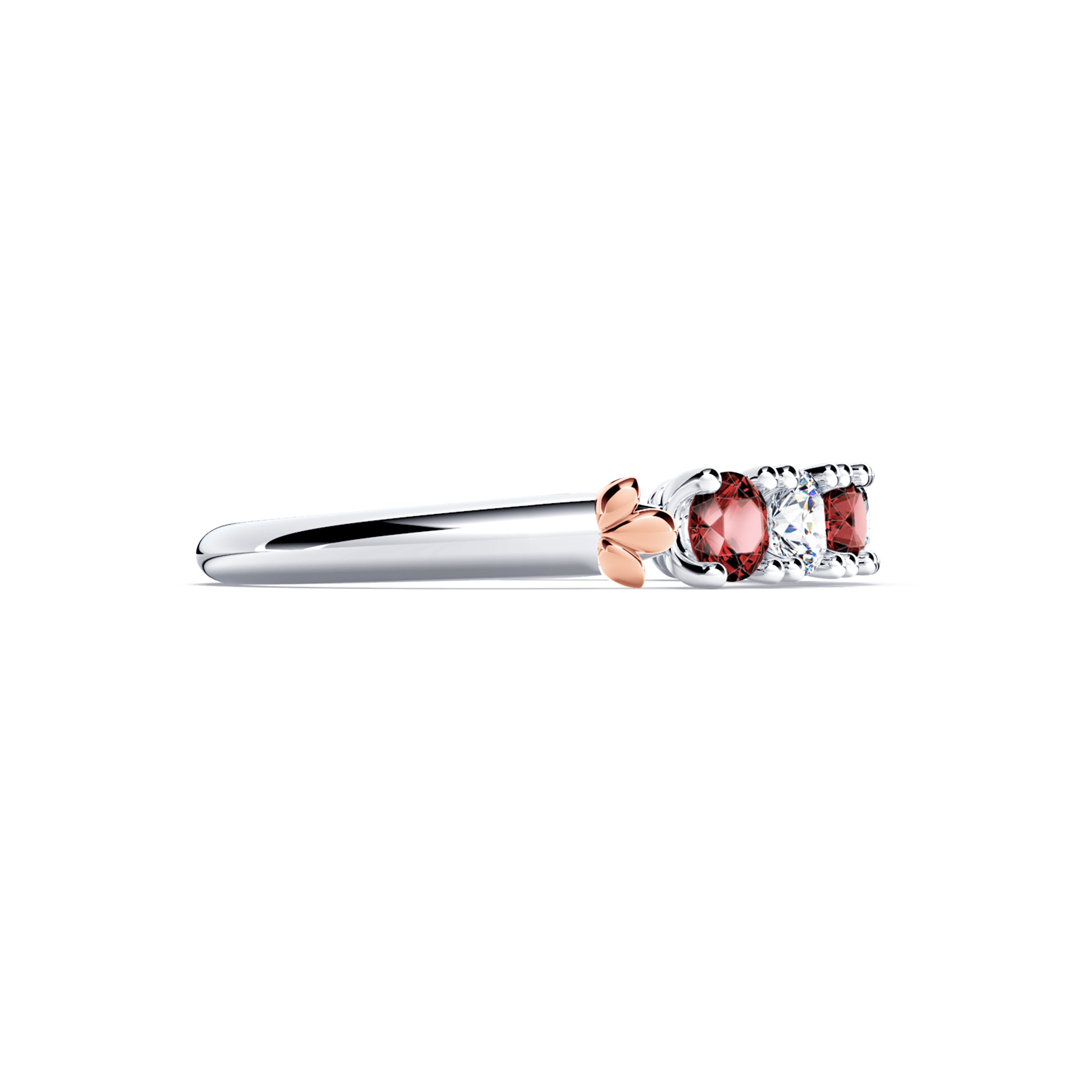 Protea Ruby and Diamond Eternity Ring