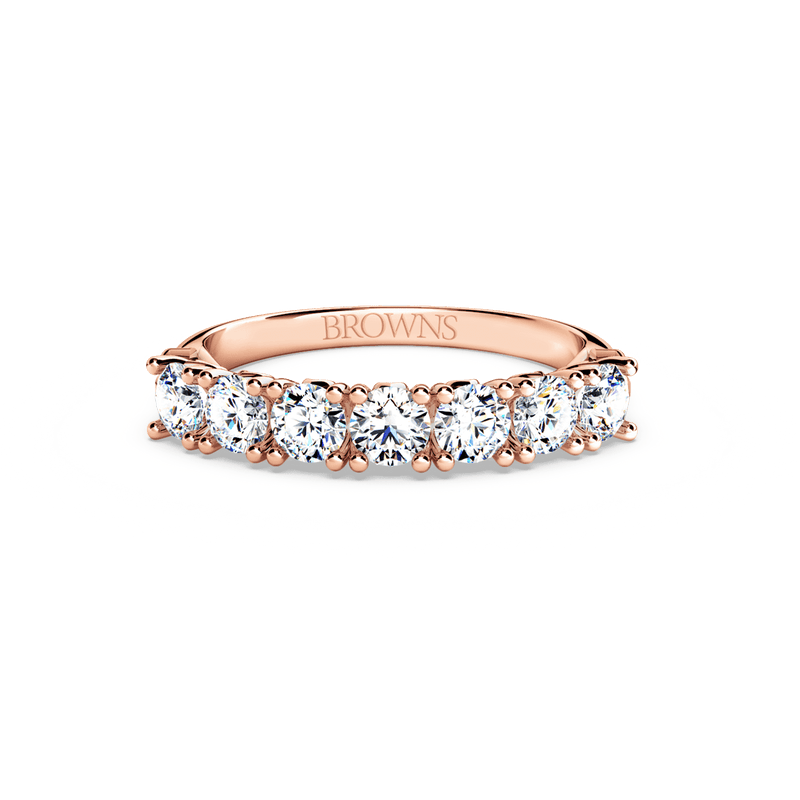 Protea 7-Stone Diamond Whispering Angel Eternity Ring