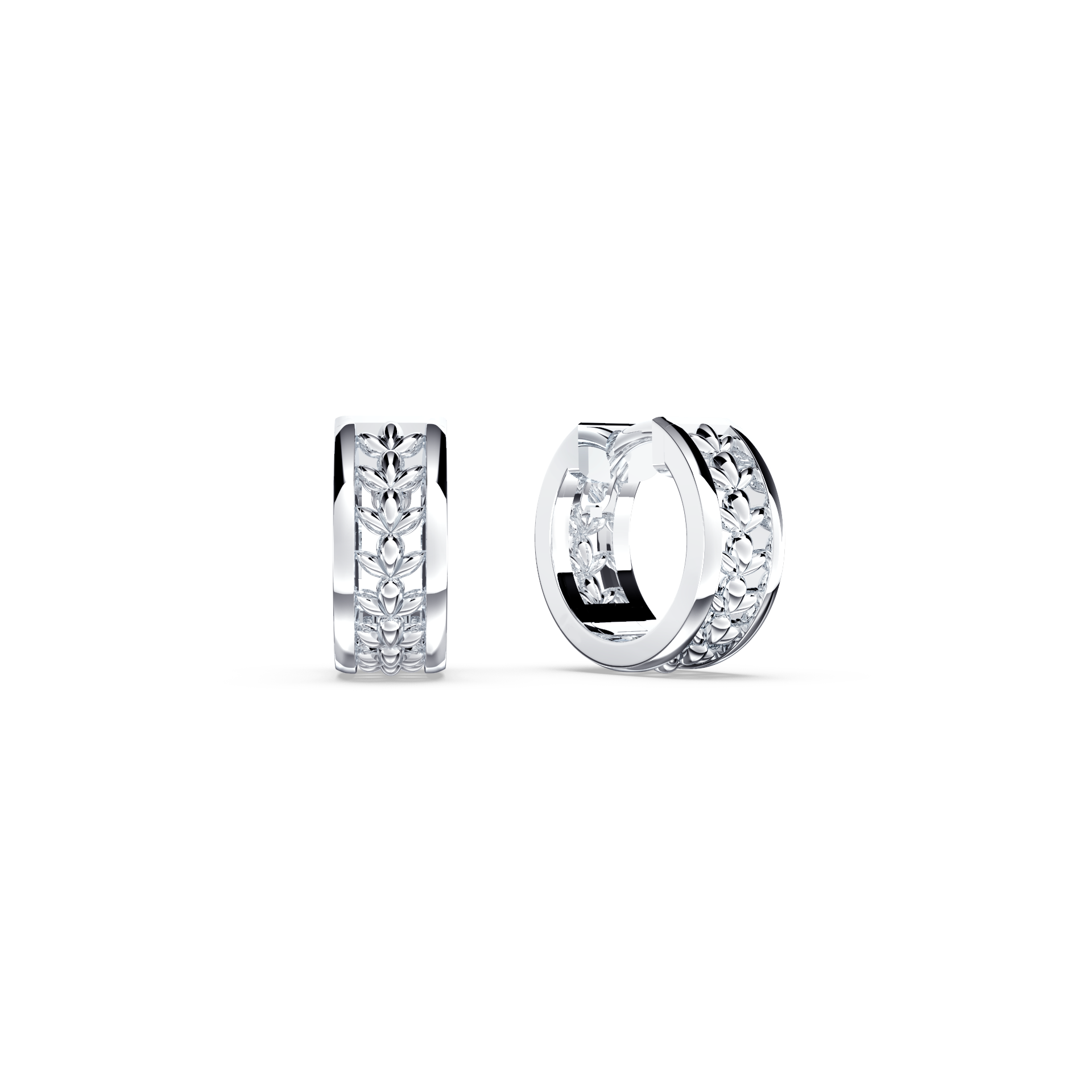 Chorus Huggie Earrings