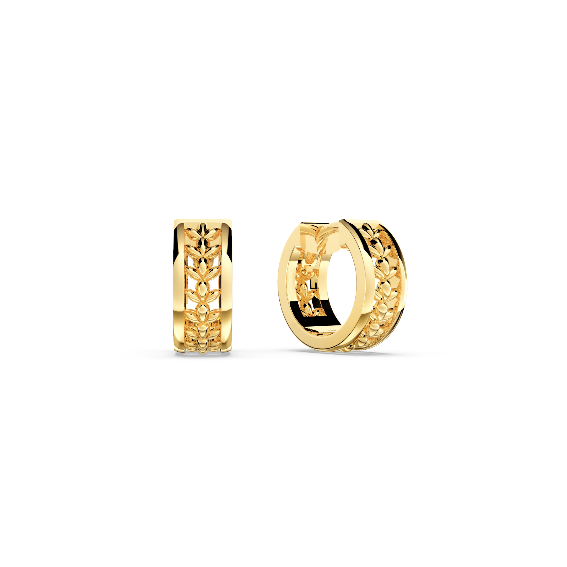 Chorus Huggie Earrings