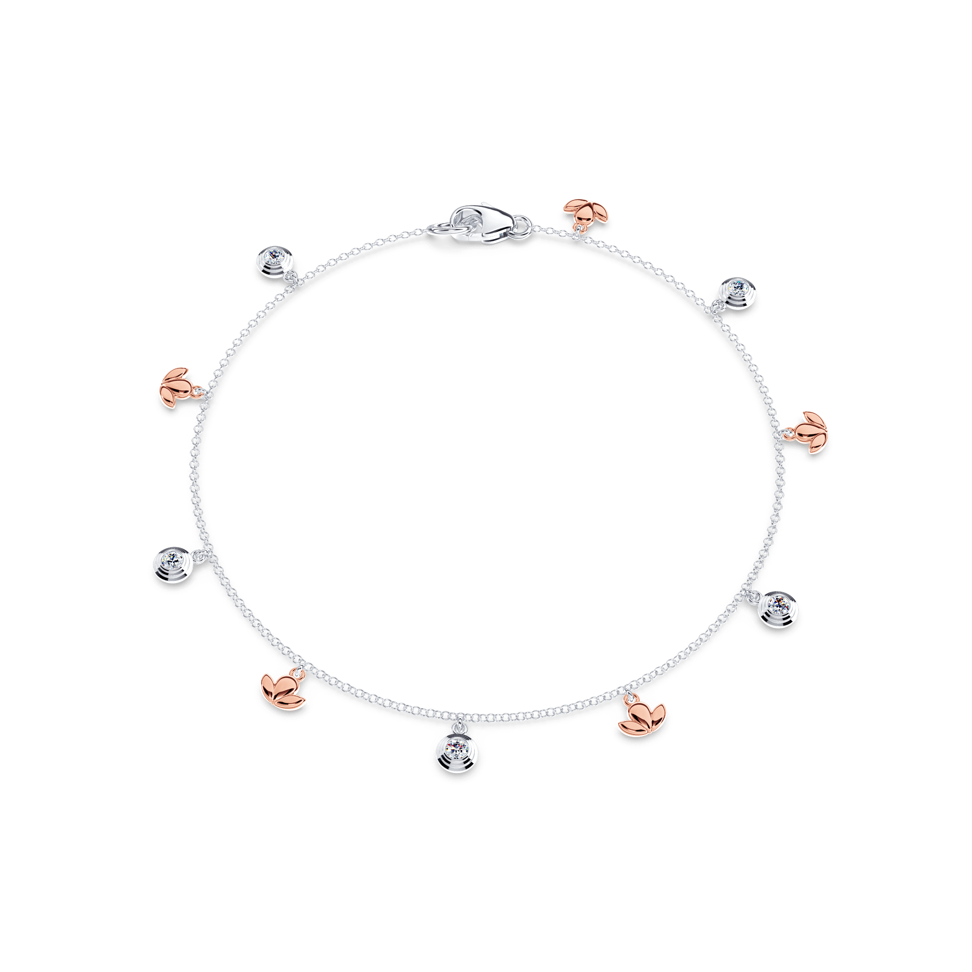 Dancing Angel Diamond Multi-Station Bracelet