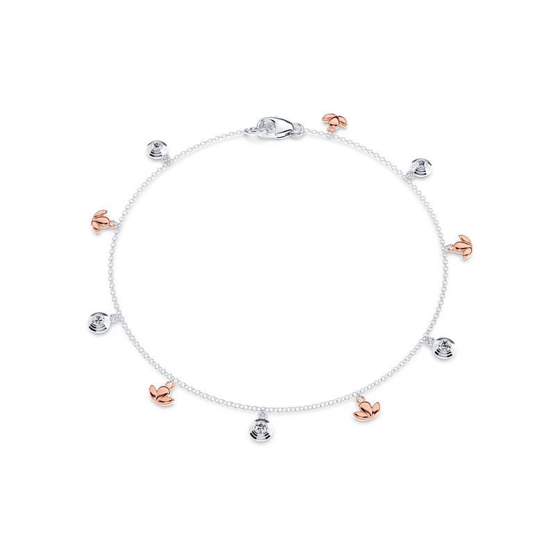 Dancing Angel Diamond Multi-Station Bracelet