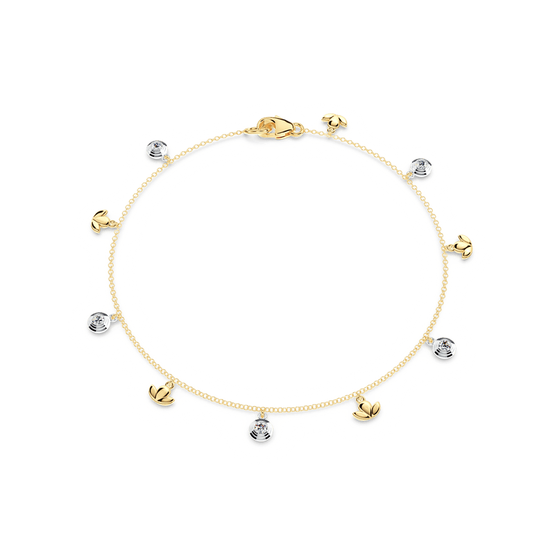 Dancing Angel Diamond Multi-Station Bracelet