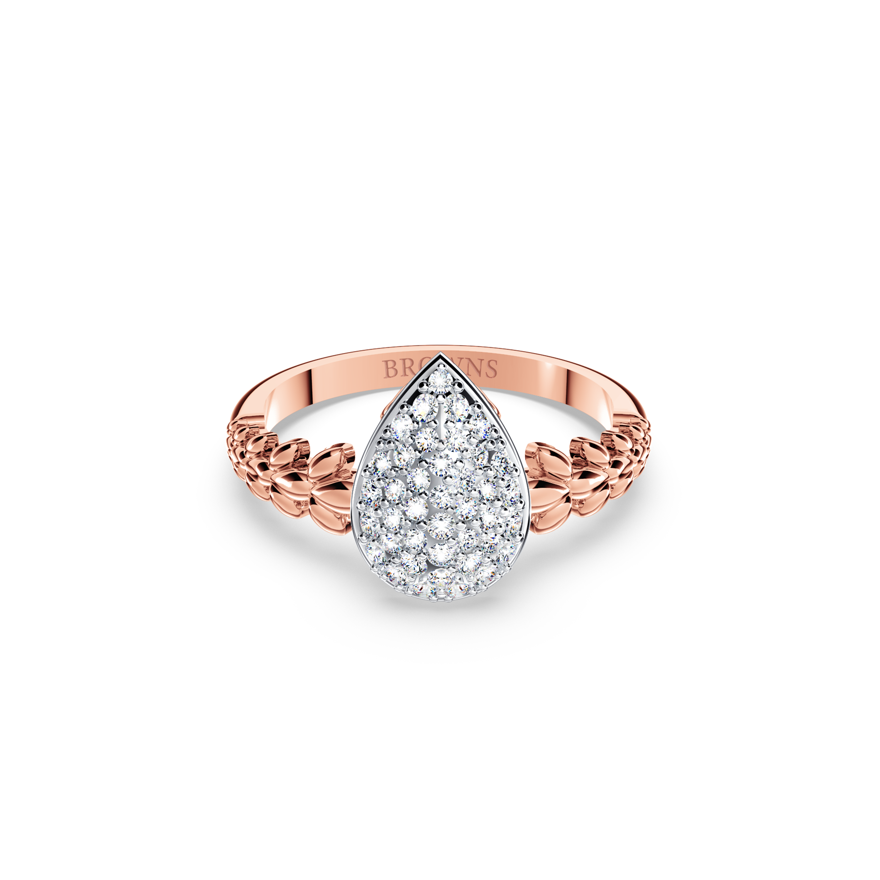 Original Angel Diamond Pavé Ring