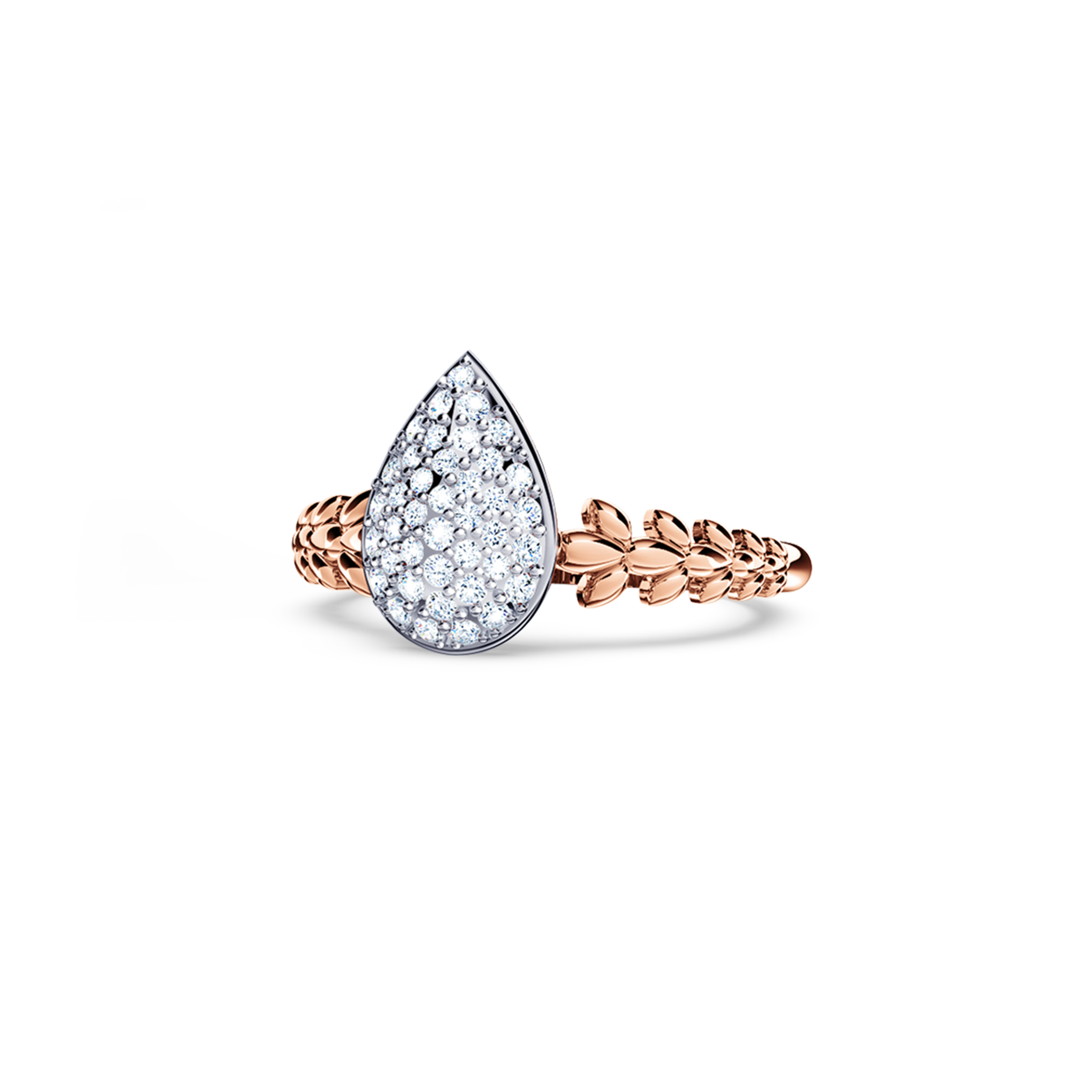 Original Angel Diamond Pavé Ring