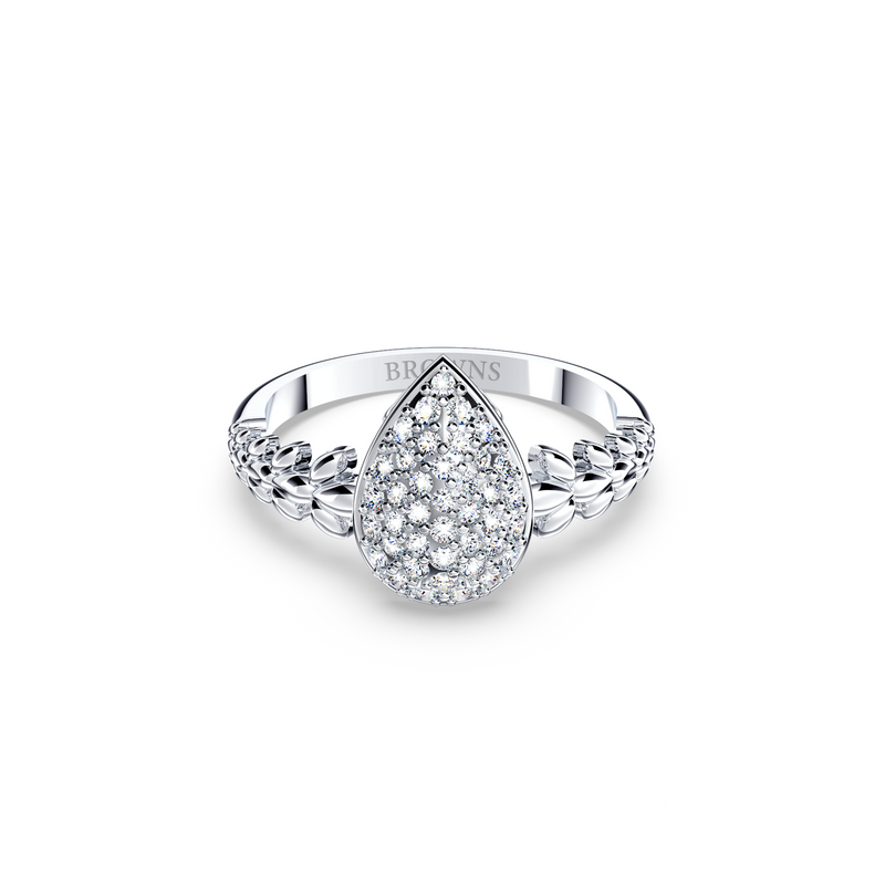 Original Angel Diamond Pavé Ring