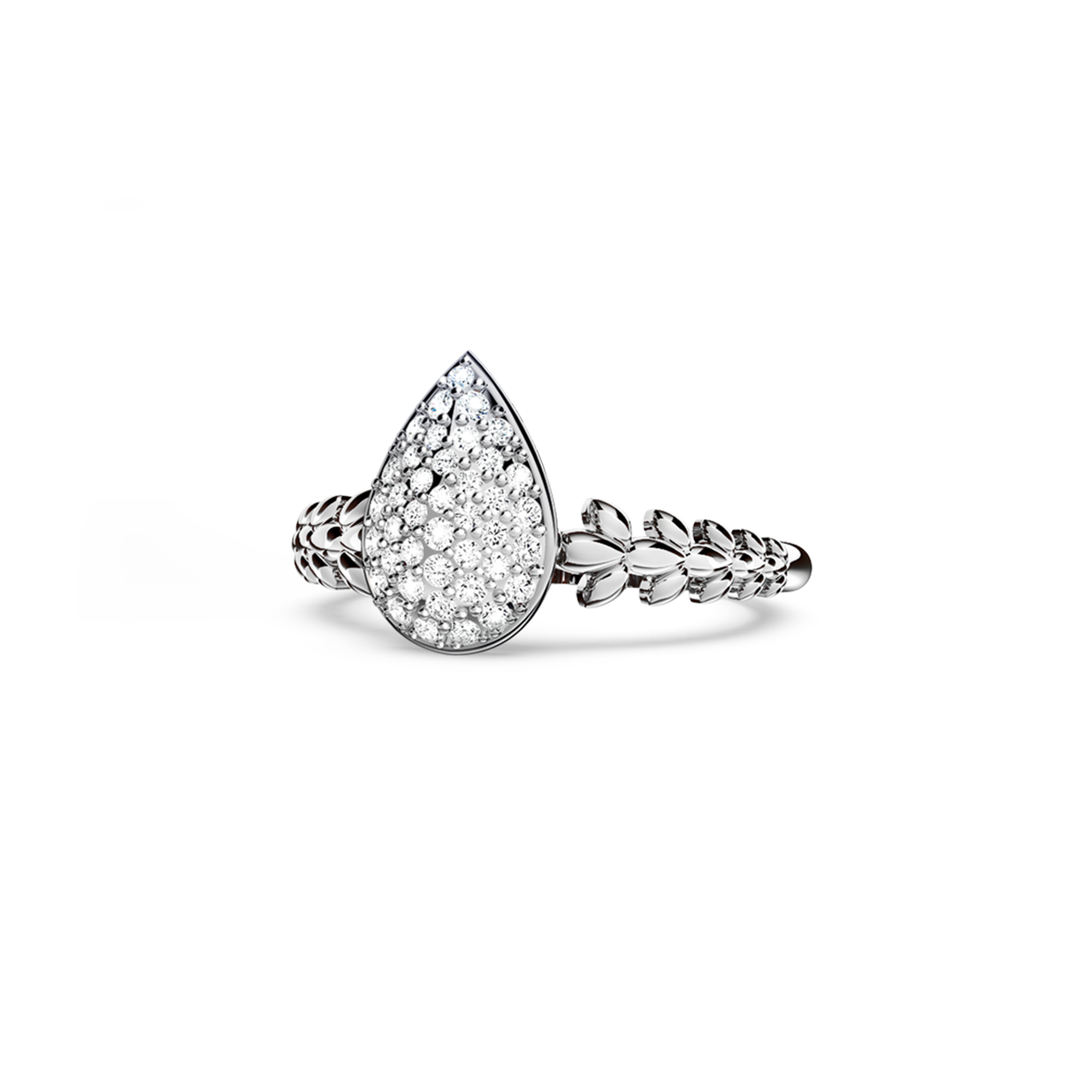 Original Angel Diamond Pavé Ring