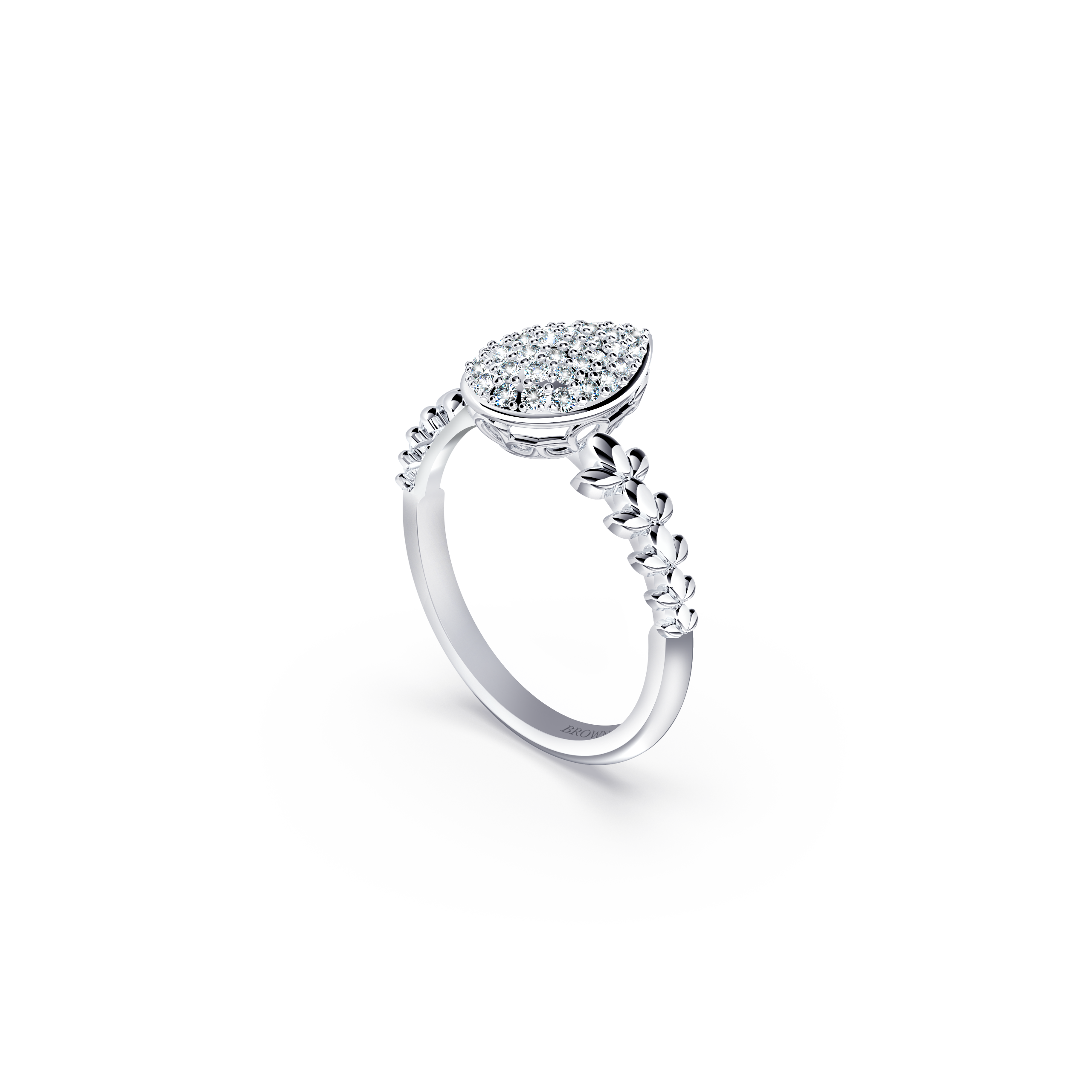 Original Angel Diamond Pavé Ring