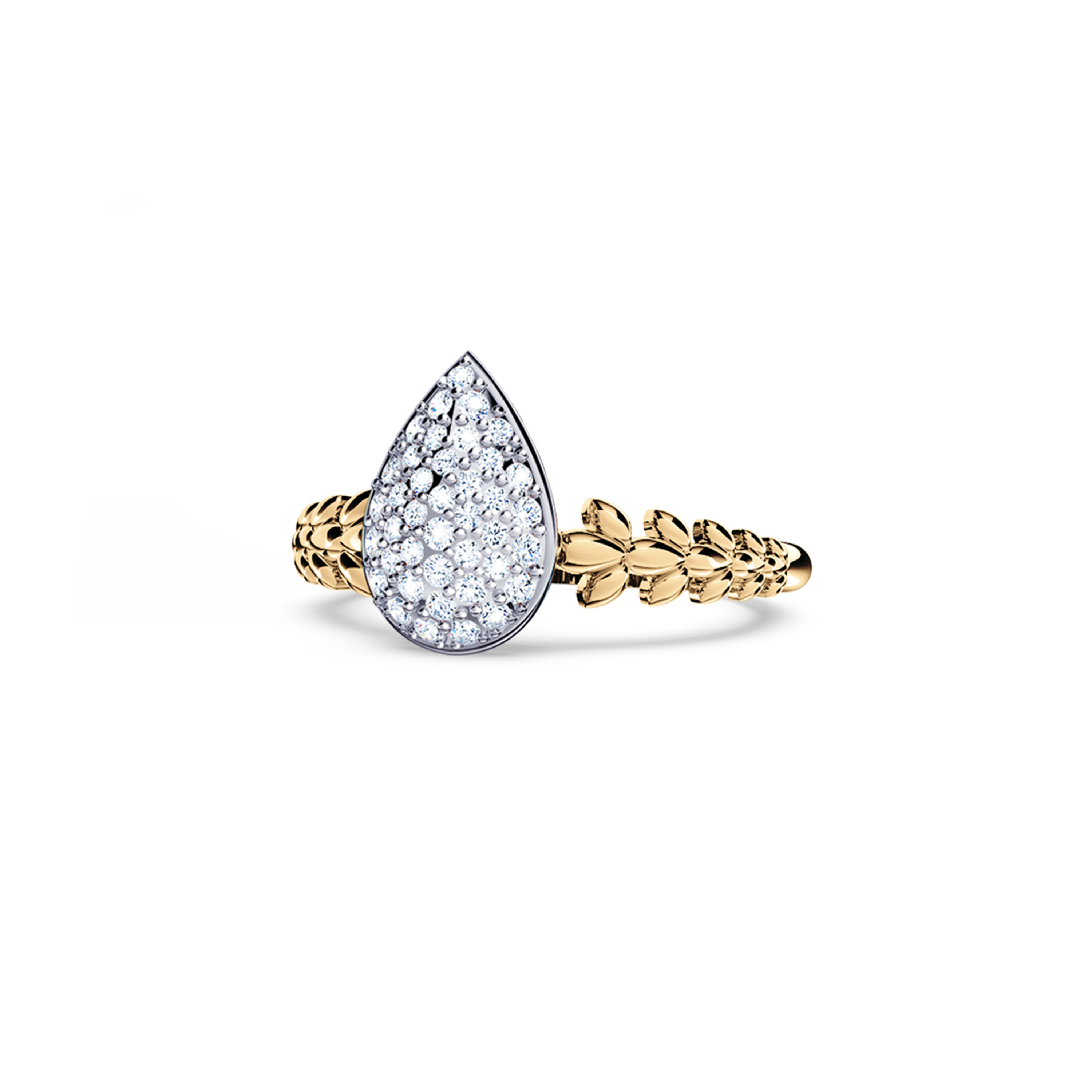 Original Angel Diamond Pavé Ring