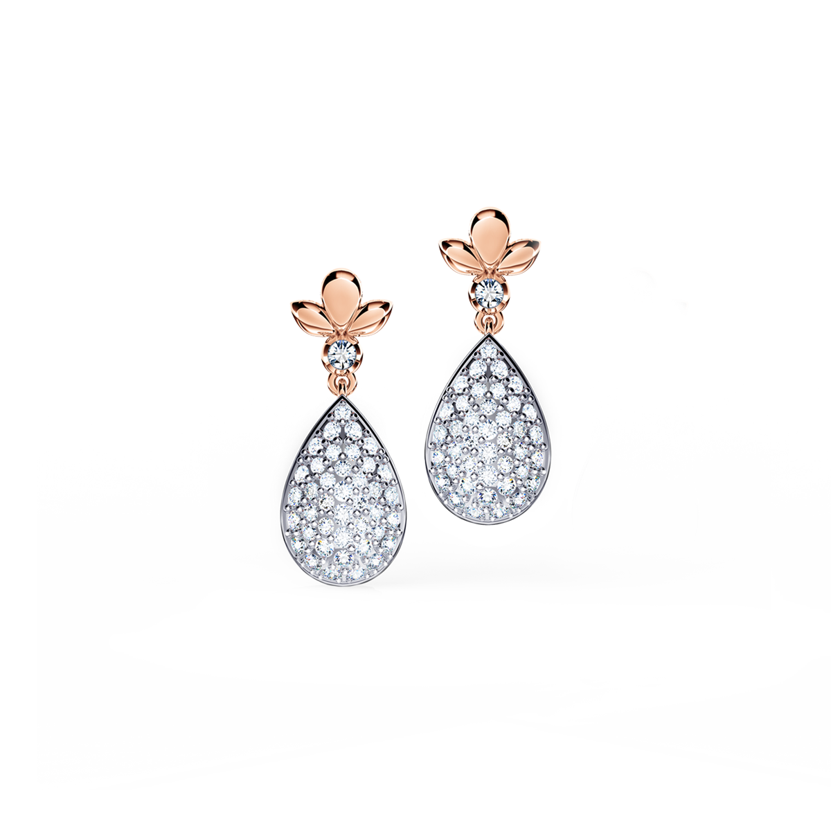 Original Angel Diamond Pavé Earrings