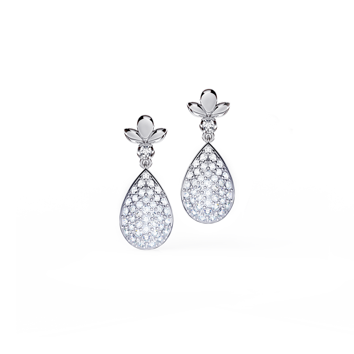 Original Angel Diamond Pavé Earrings