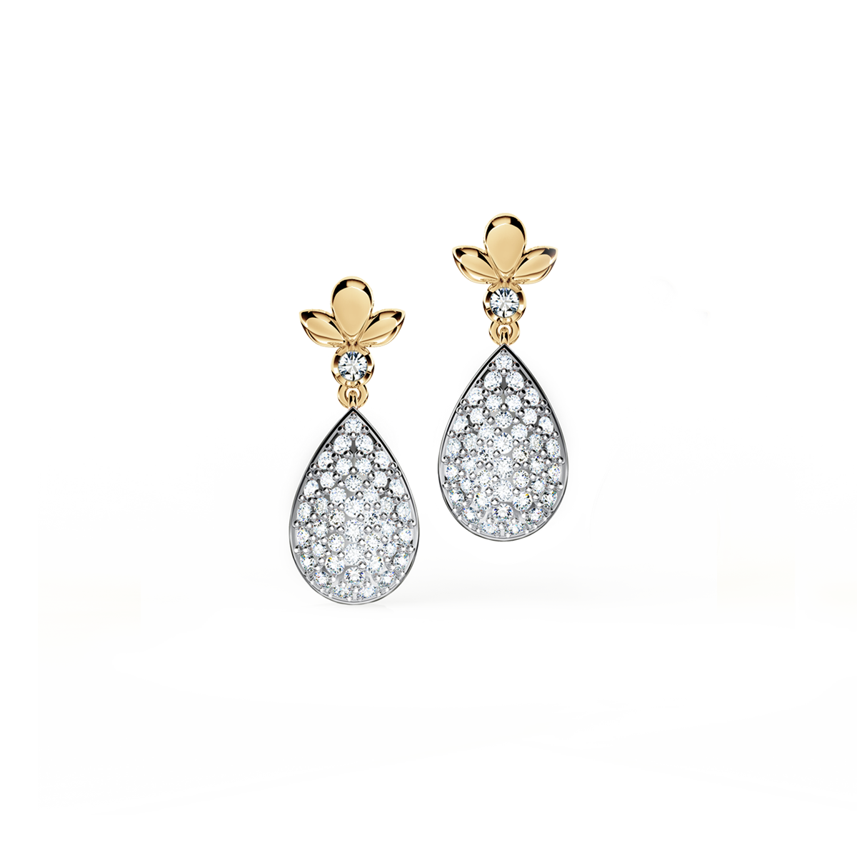 Original Angel Diamond Pavé Earrings