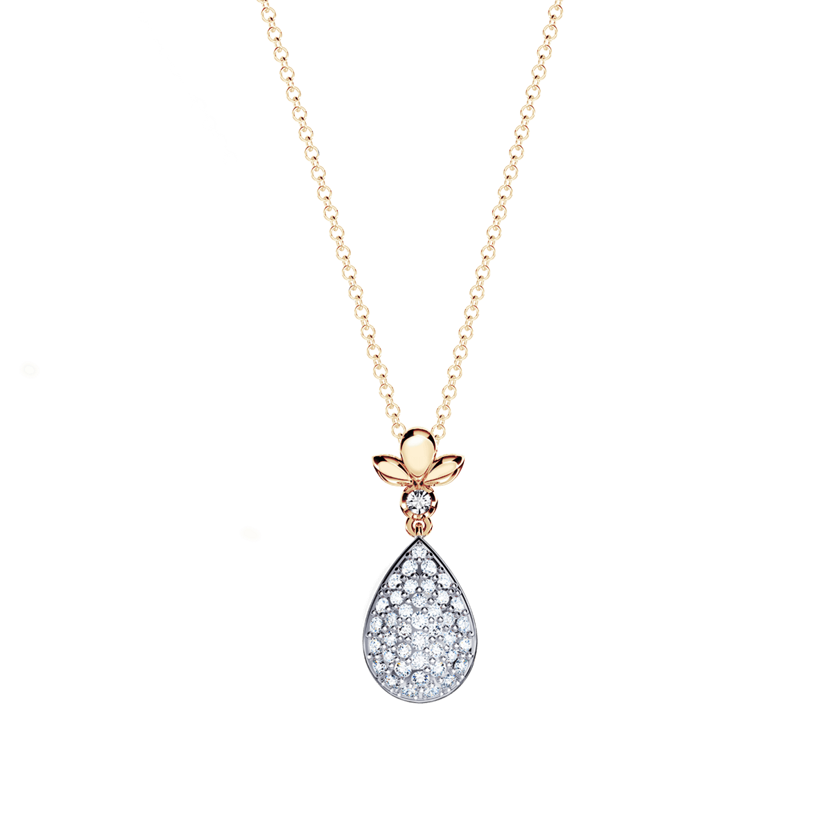 Original Angel Diamond Pavé Necklace