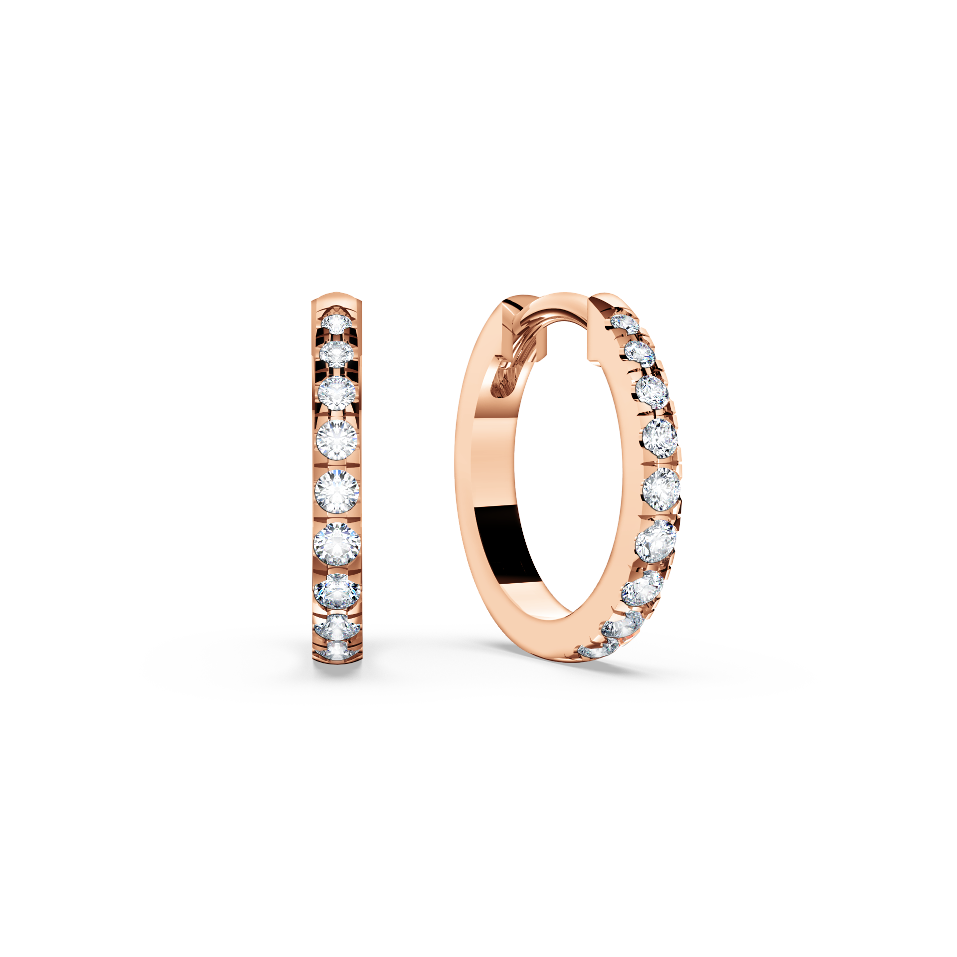 Ribbon Hoop Earrings