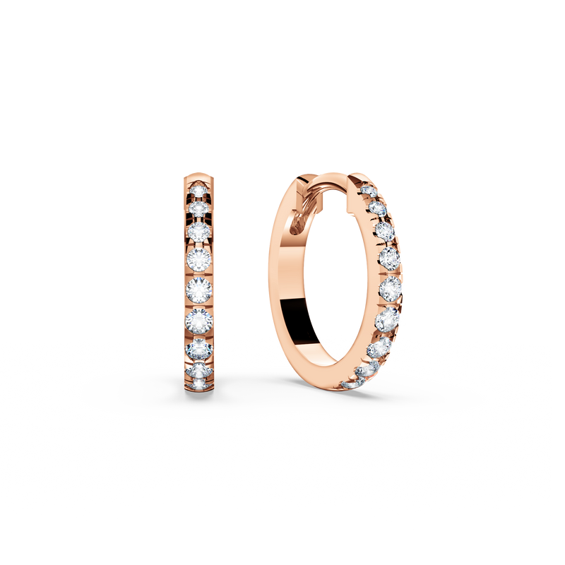Ribbon Hoop Earrings