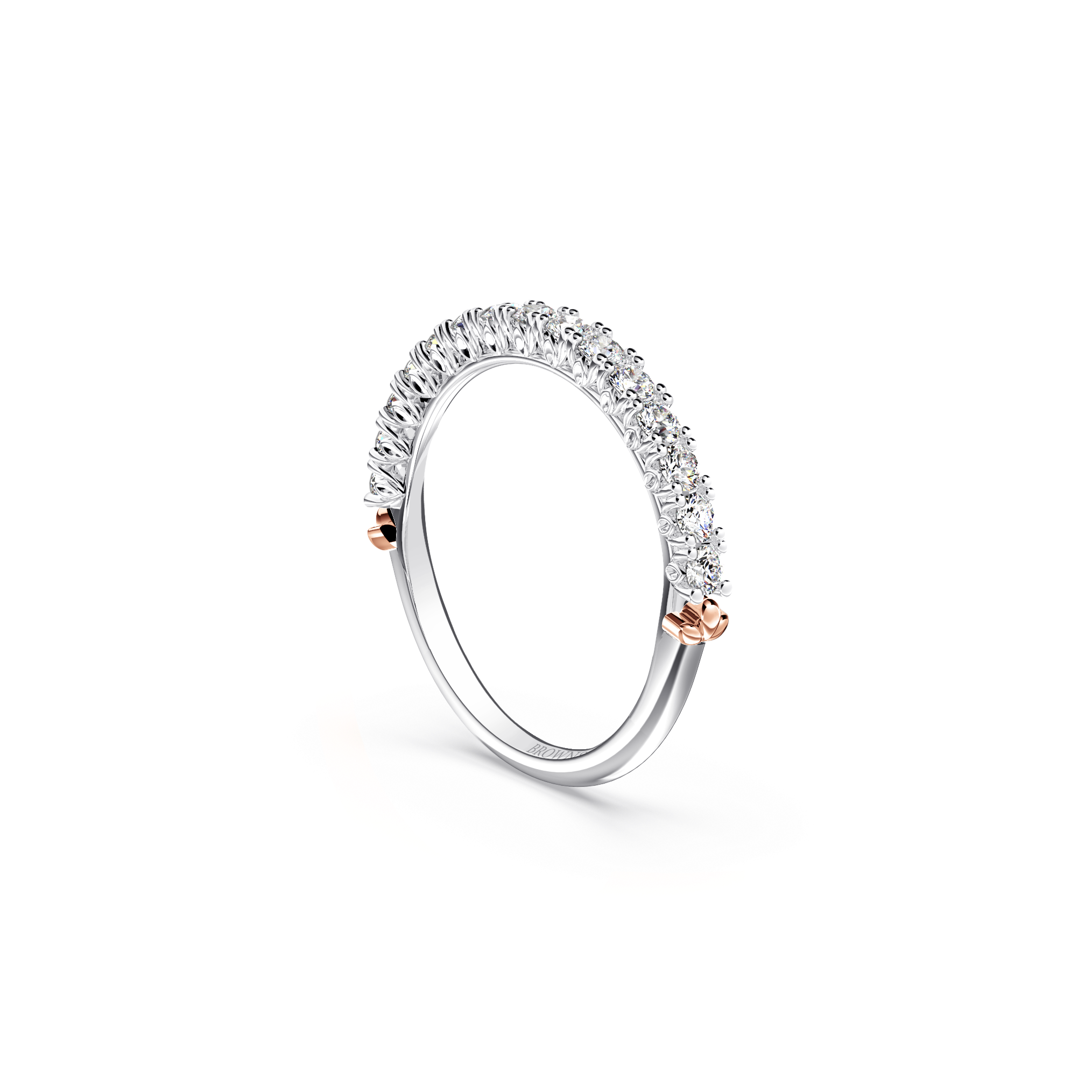Protea Diamond Whispering Angel Eternity Ring