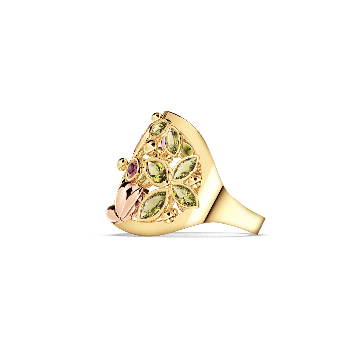 Butterfly Mosaic Ring