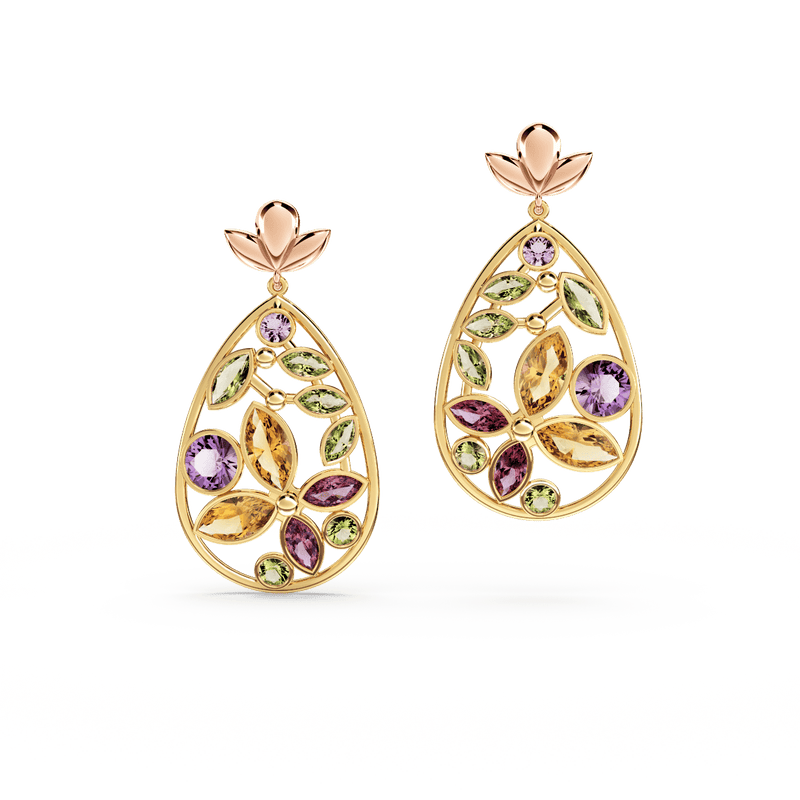 Butterfly Mosaic Earrings - Large