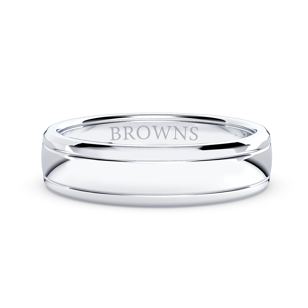Invictus Wedding Band Ring