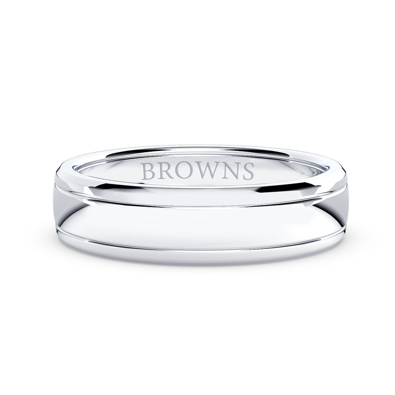 Invictus Wedding Band Ring