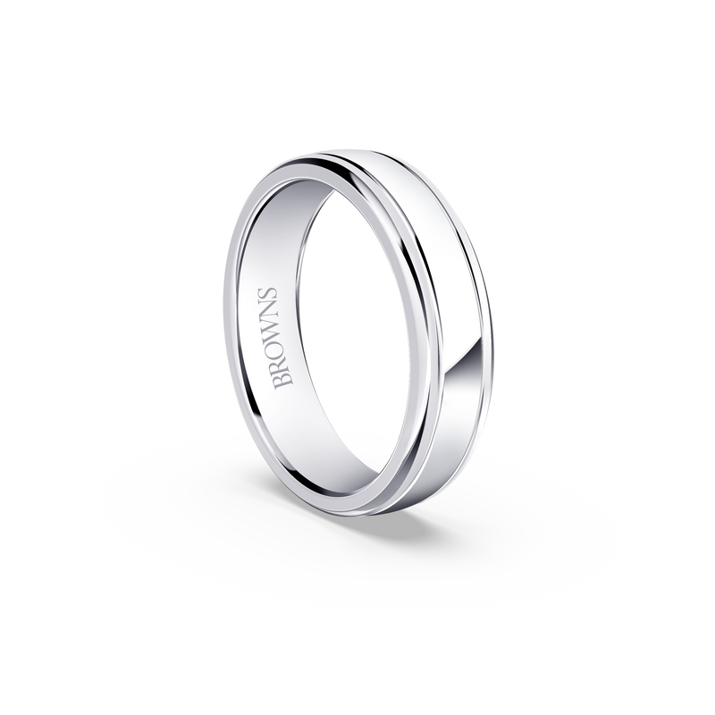 Invictus Wedding Band Ring