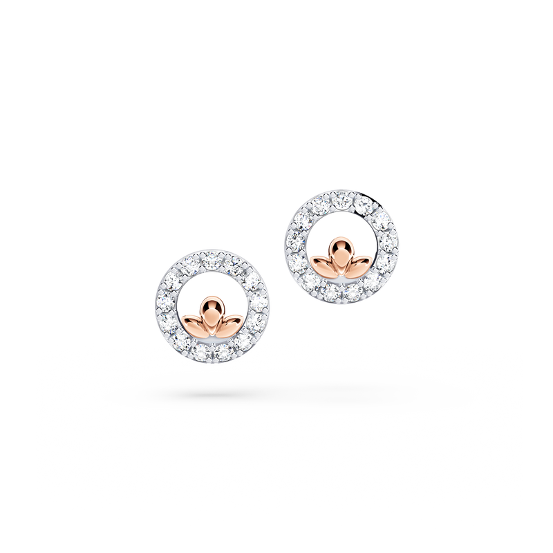 Guardian Angel Circle Diamond Earrings