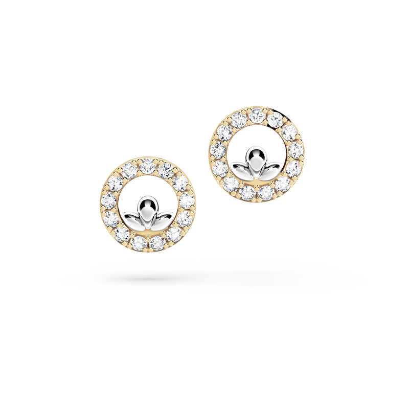 Guardian Angel Circle Diamond Earrings