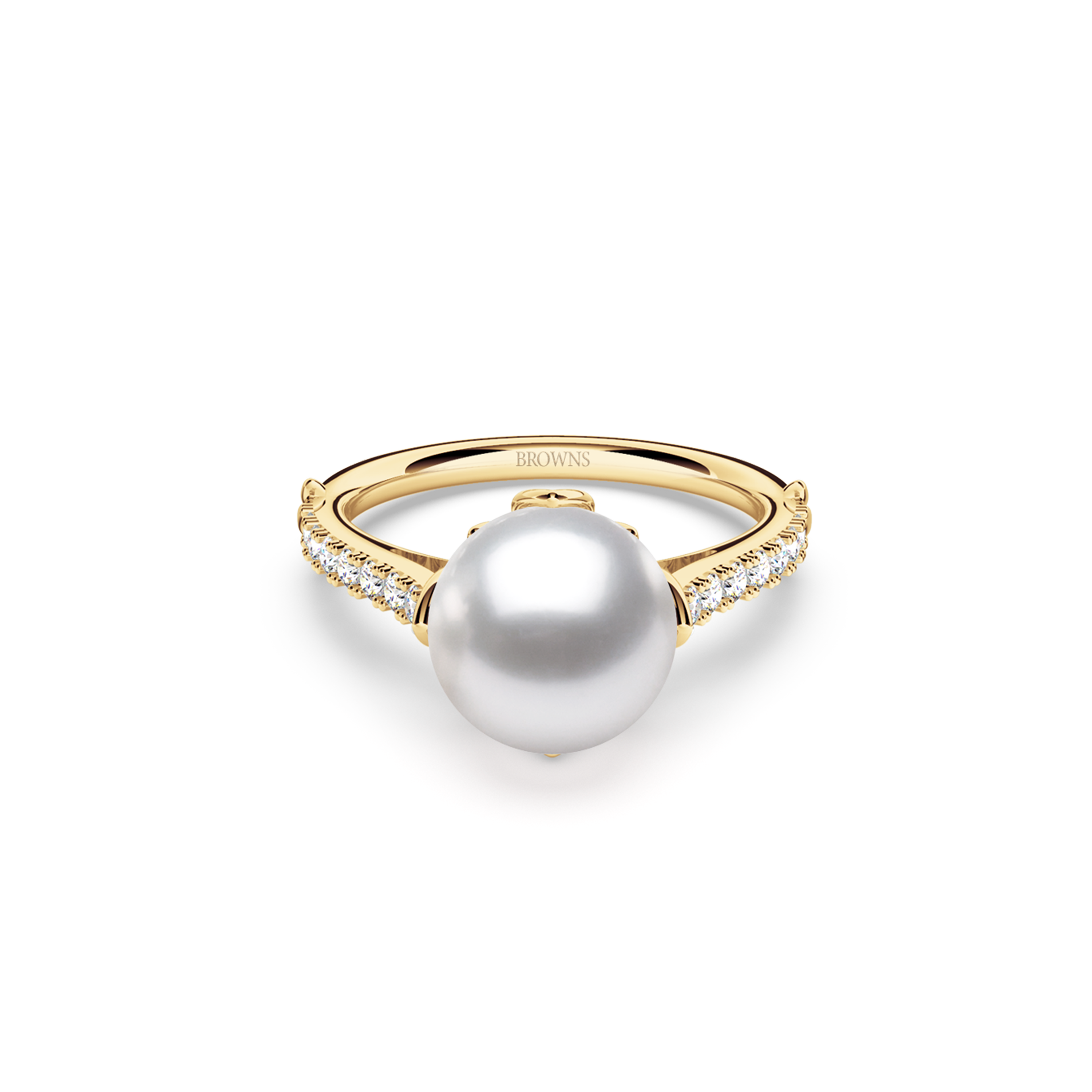 Pearl and Diamond Ring