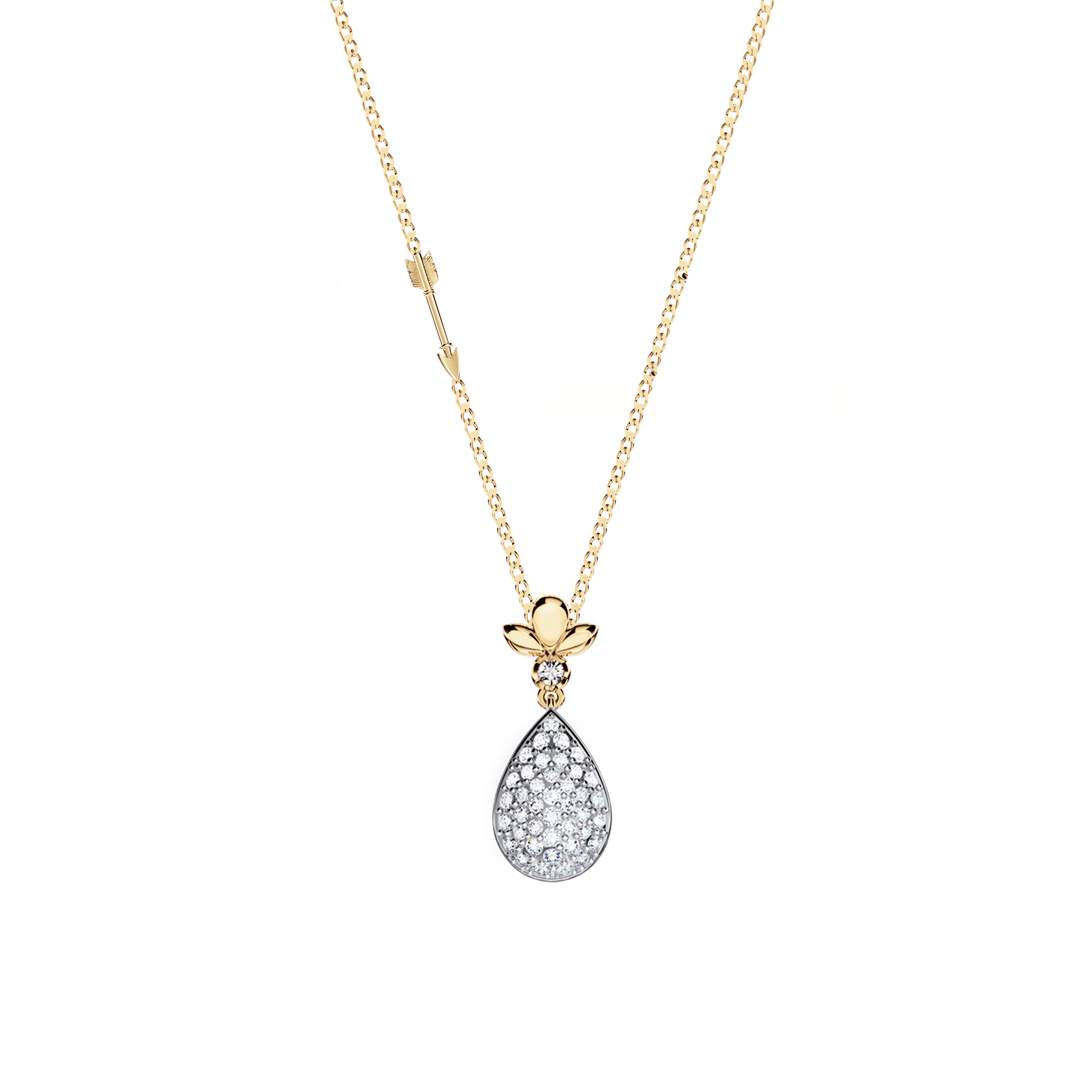 Original Angel Diamond Pavé Necklace