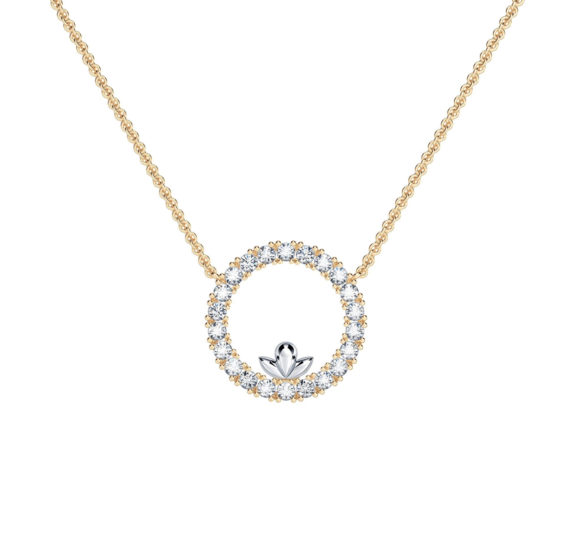 Circle Of Life Diamond Necklace - Medium