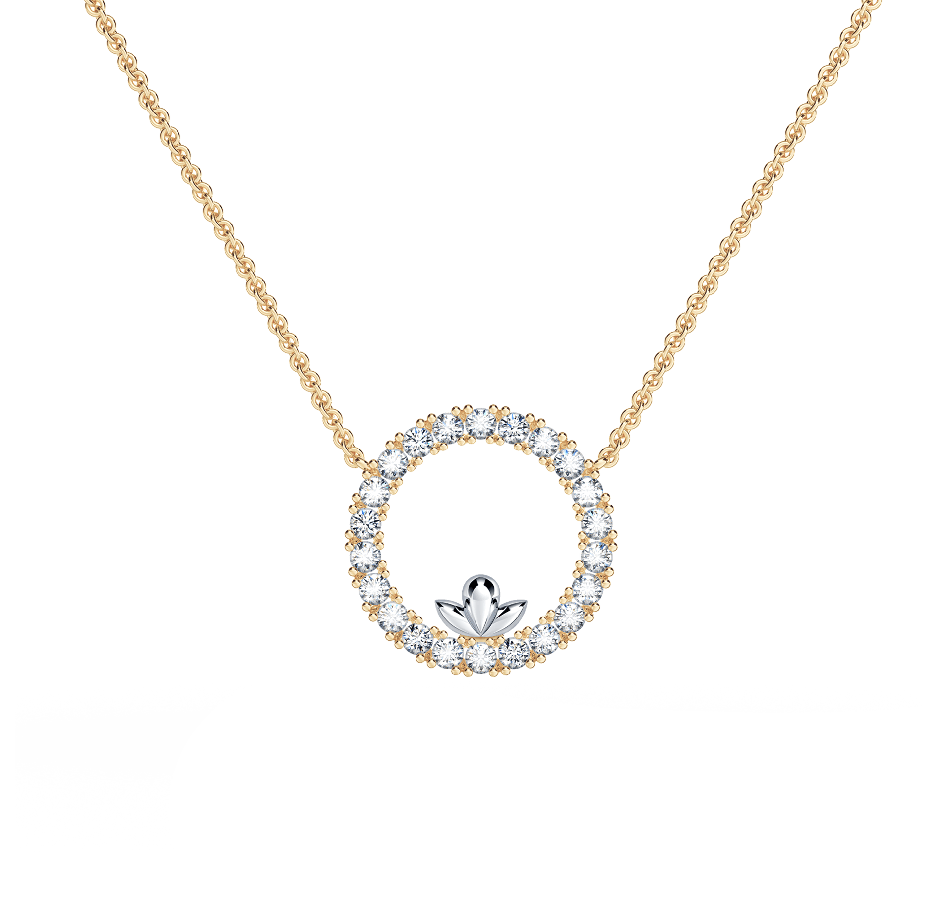 Circle Of Life Diamond Necklace - Medium