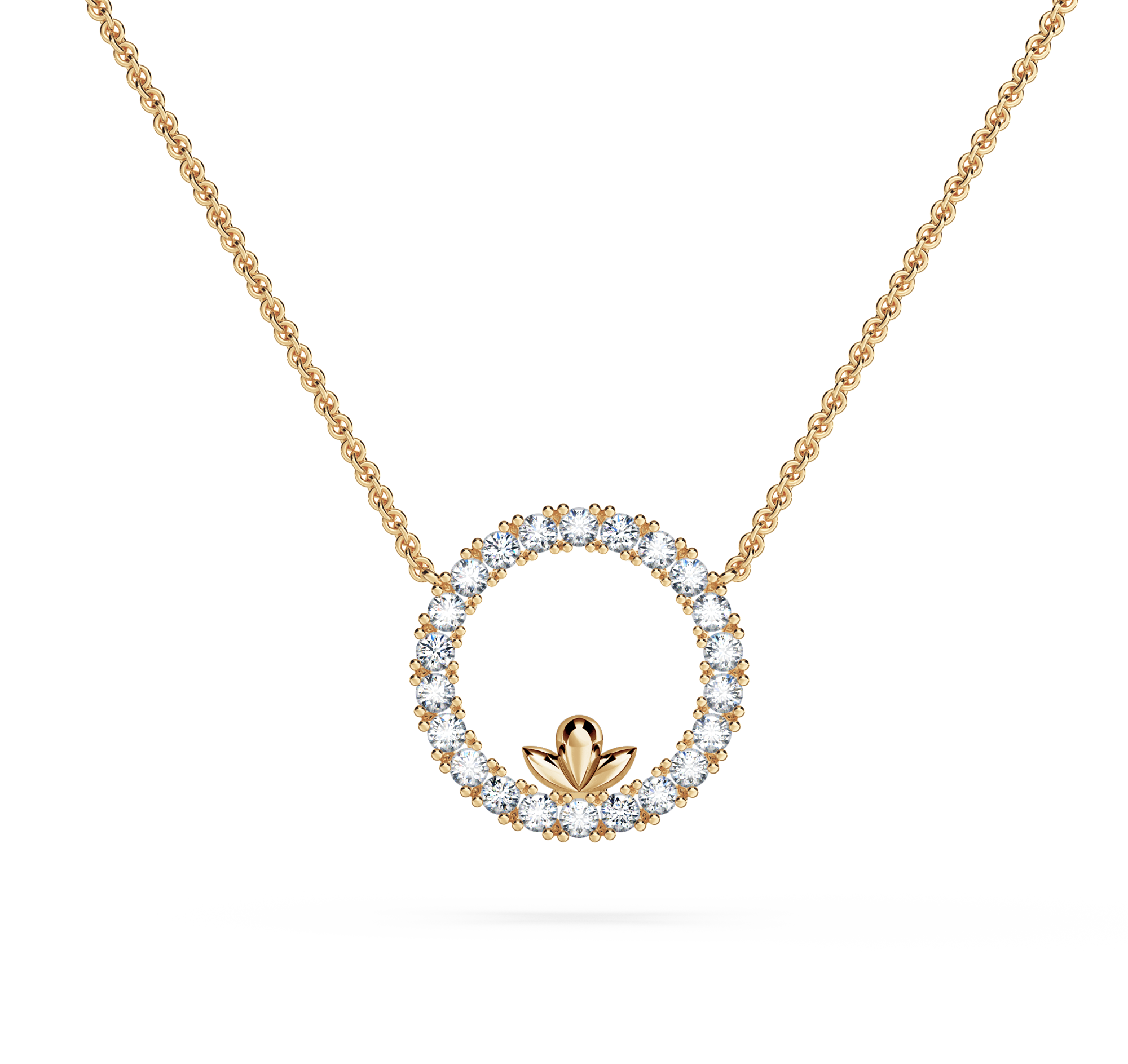 Circle Of Life Diamond Necklace - Medium