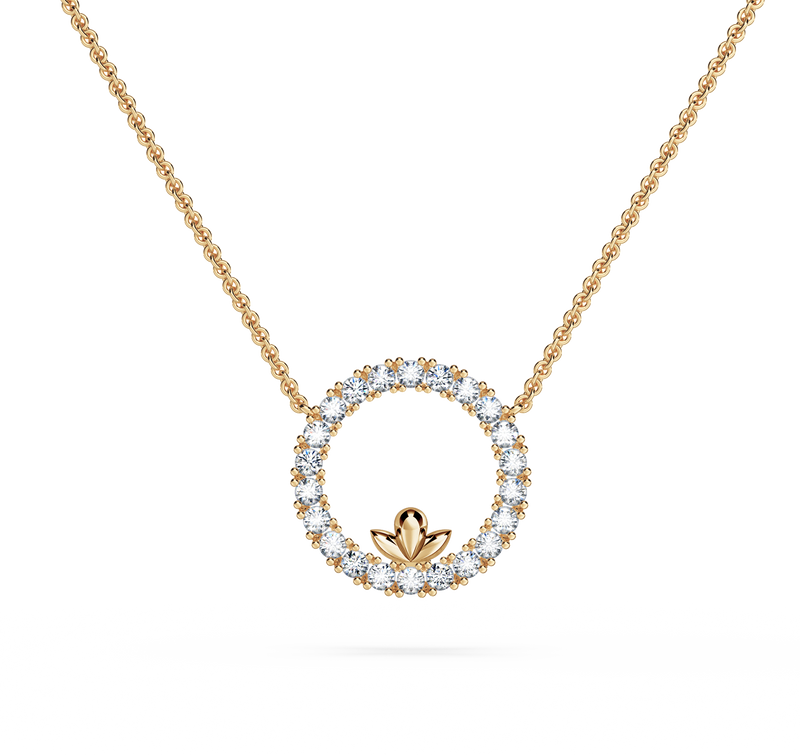 Circle Of Life Diamond Necklace - Medium