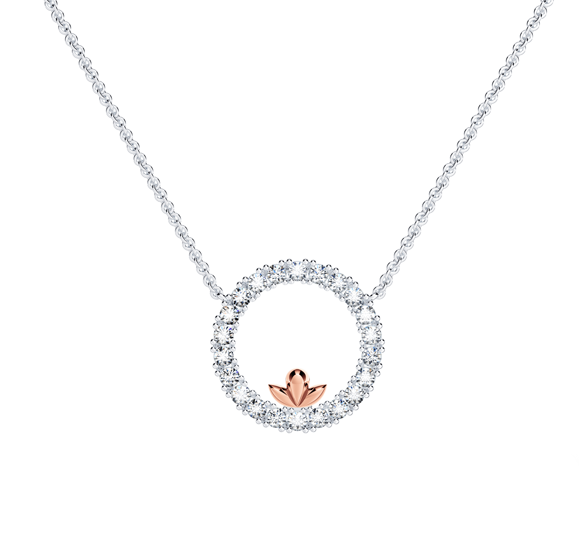 Circle Of Life Diamond Necklace - Large
