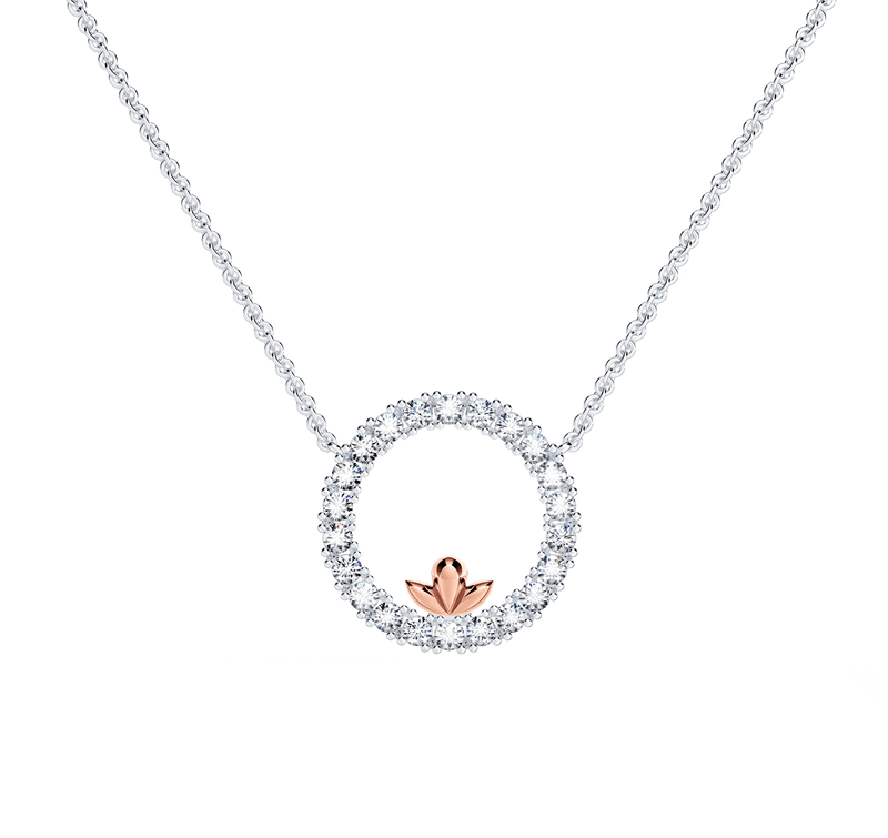 Circle Of Life Diamond Necklace - Large