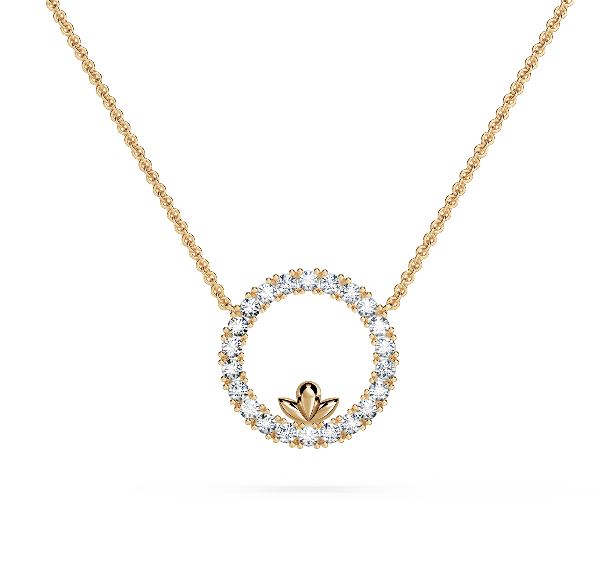 Circle Of Life Diamond Necklace - Large