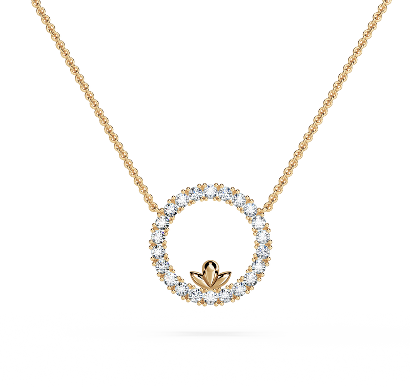 Circle Of Life Diamond Necklace - Large