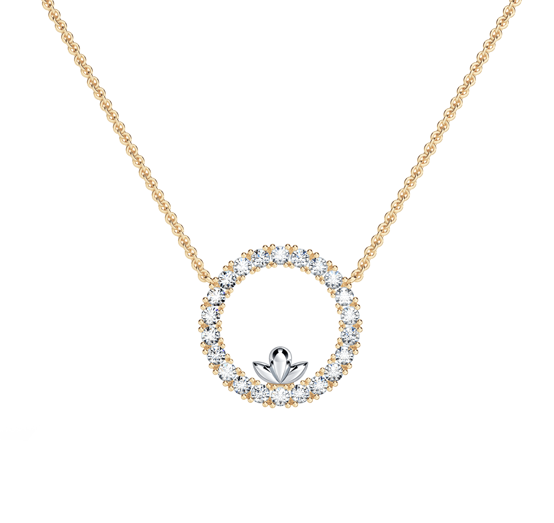 Circle Of Life Diamond Necklace - Large